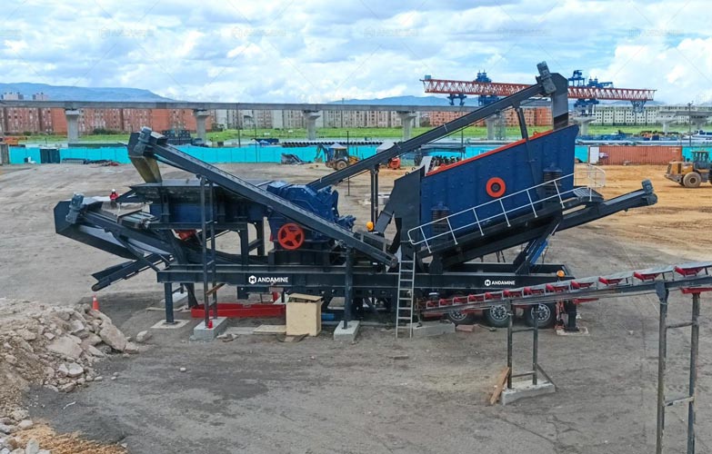 3 in 1 Mobile Stone Crusher with Competitive Price in Colombia